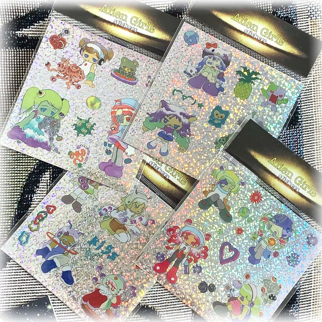 Oliwa - Alien Girls Sticker Pack