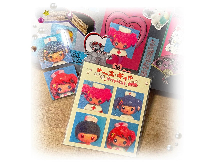 Sunonebird - Hot Nurse Bookmark Sticker Sheet