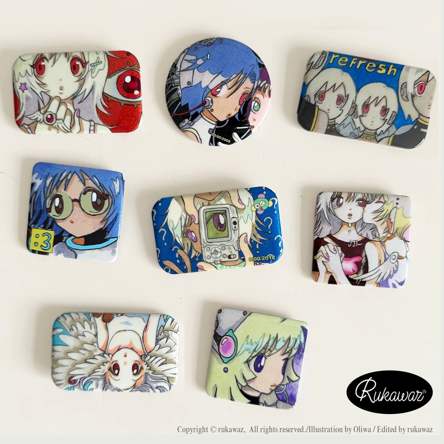 Oliwa x RUKAWAZ - Badges Set A