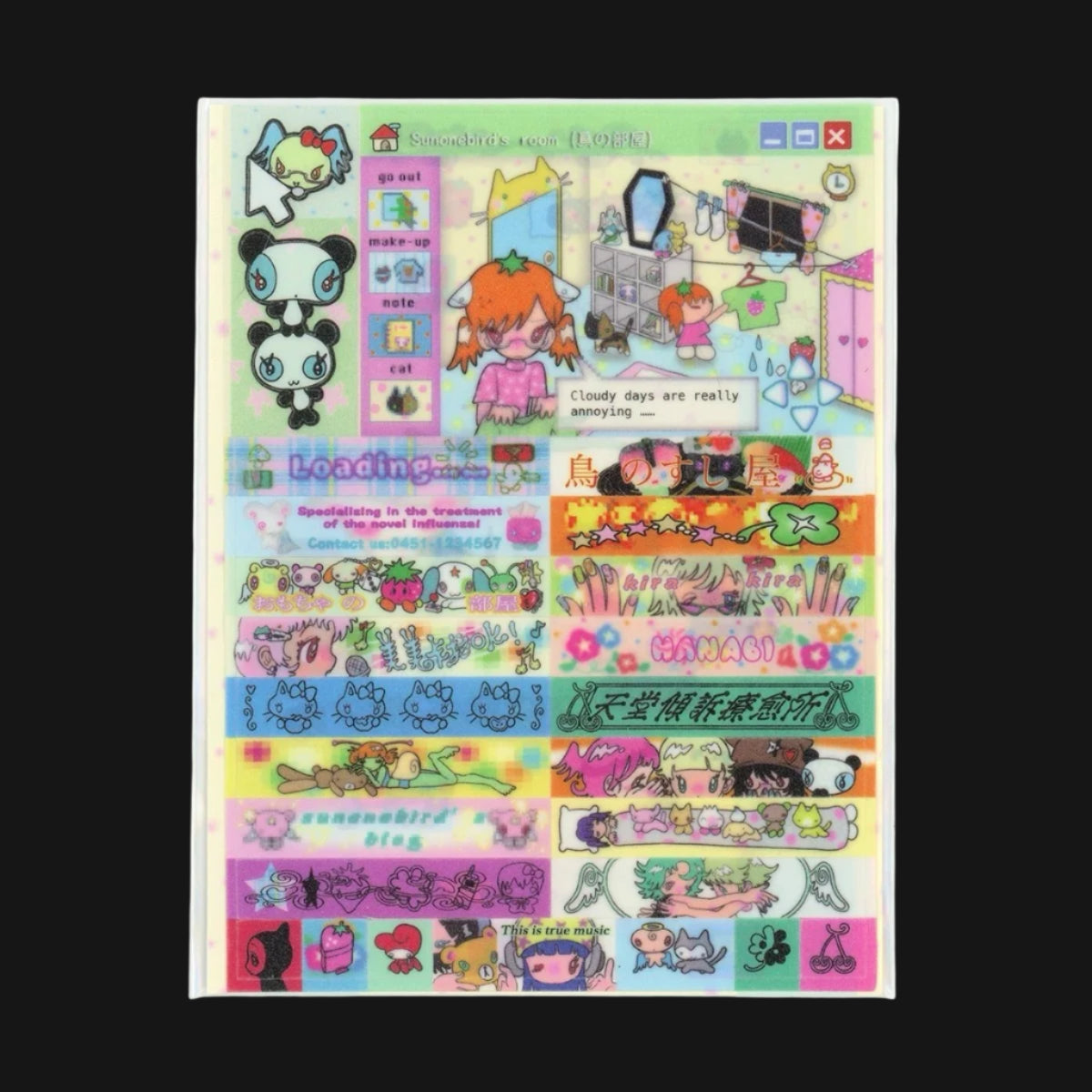 Sunonebird - My Blog Sticker Sheet