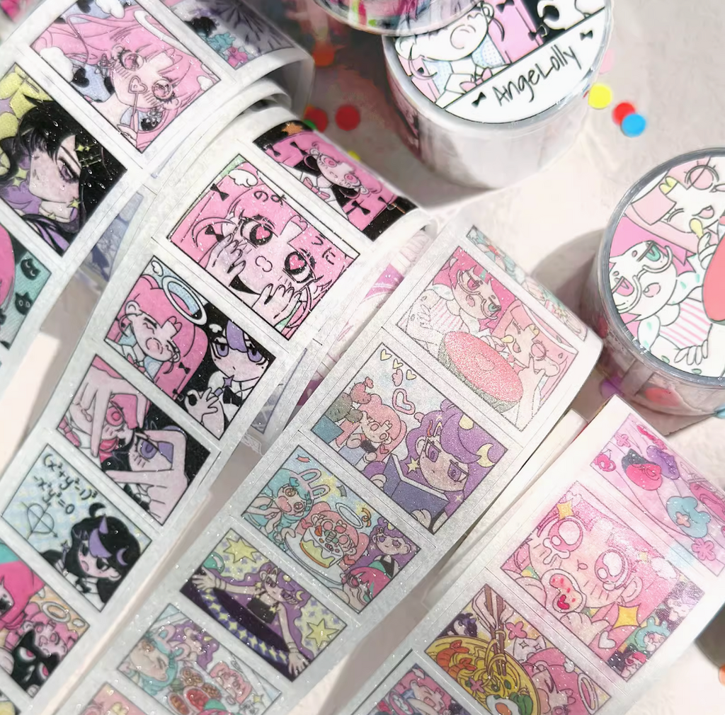 Agugu - Girls’ High School Days Sticker Roll
