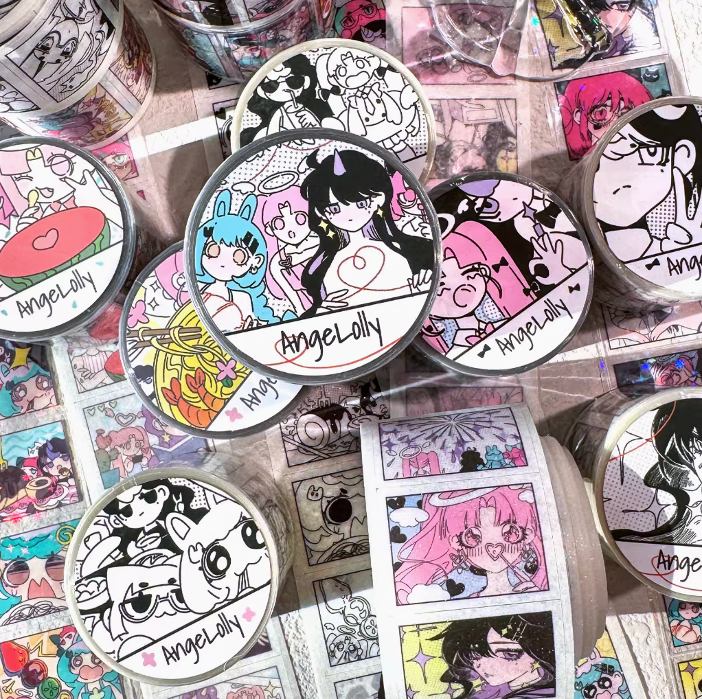 Agugu - Girls’ High School Days Sticker Roll