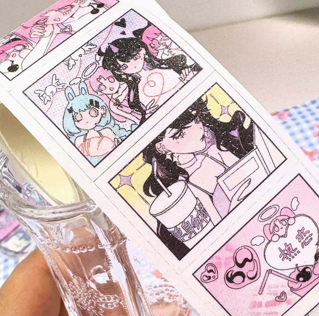 Agugu - Girls’ High School Days Sticker Roll