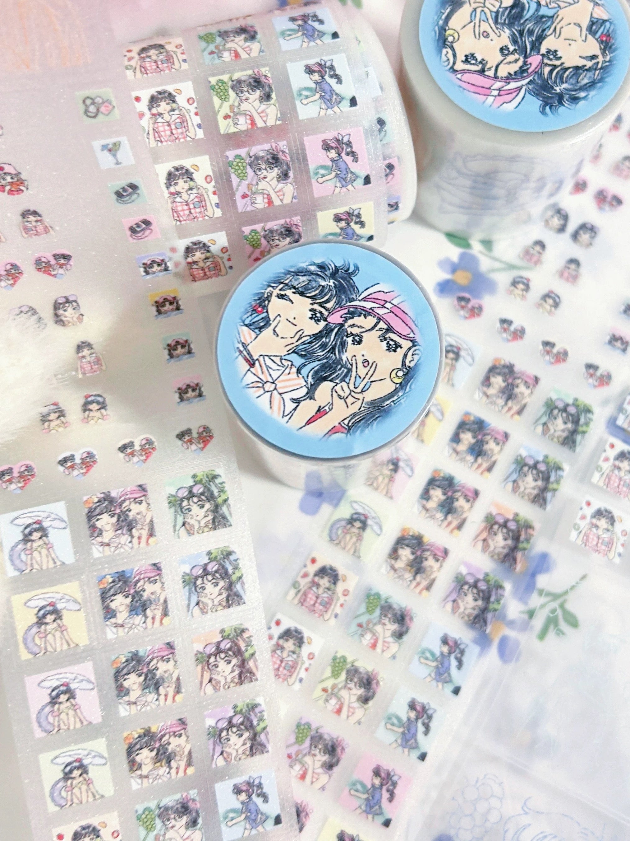 Xu yoyo - Summer Aesthetic Sticker Roll