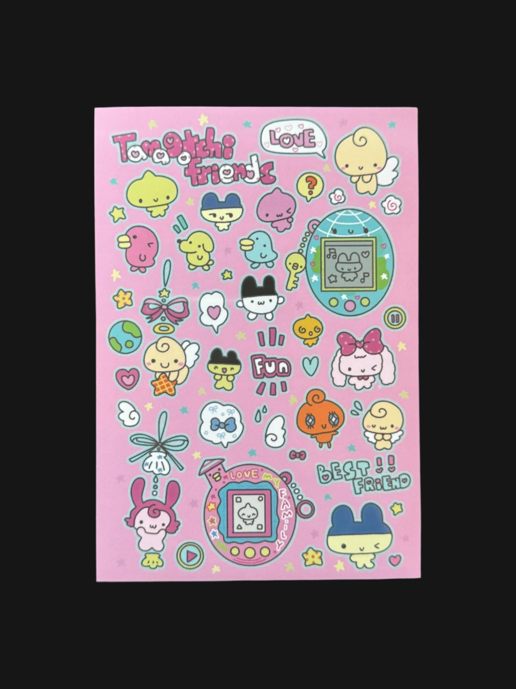 YAO -  Tamagotchi Sticker Sheet